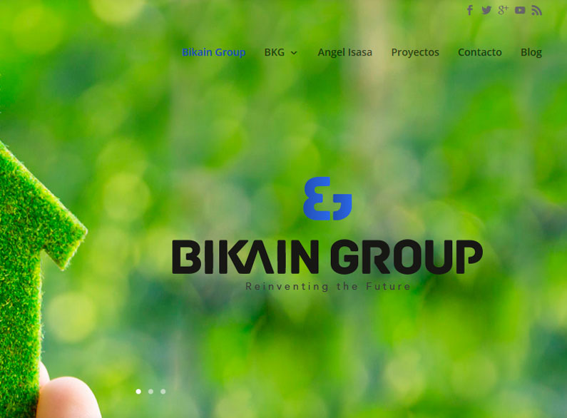 Web corporativa Bikain Group